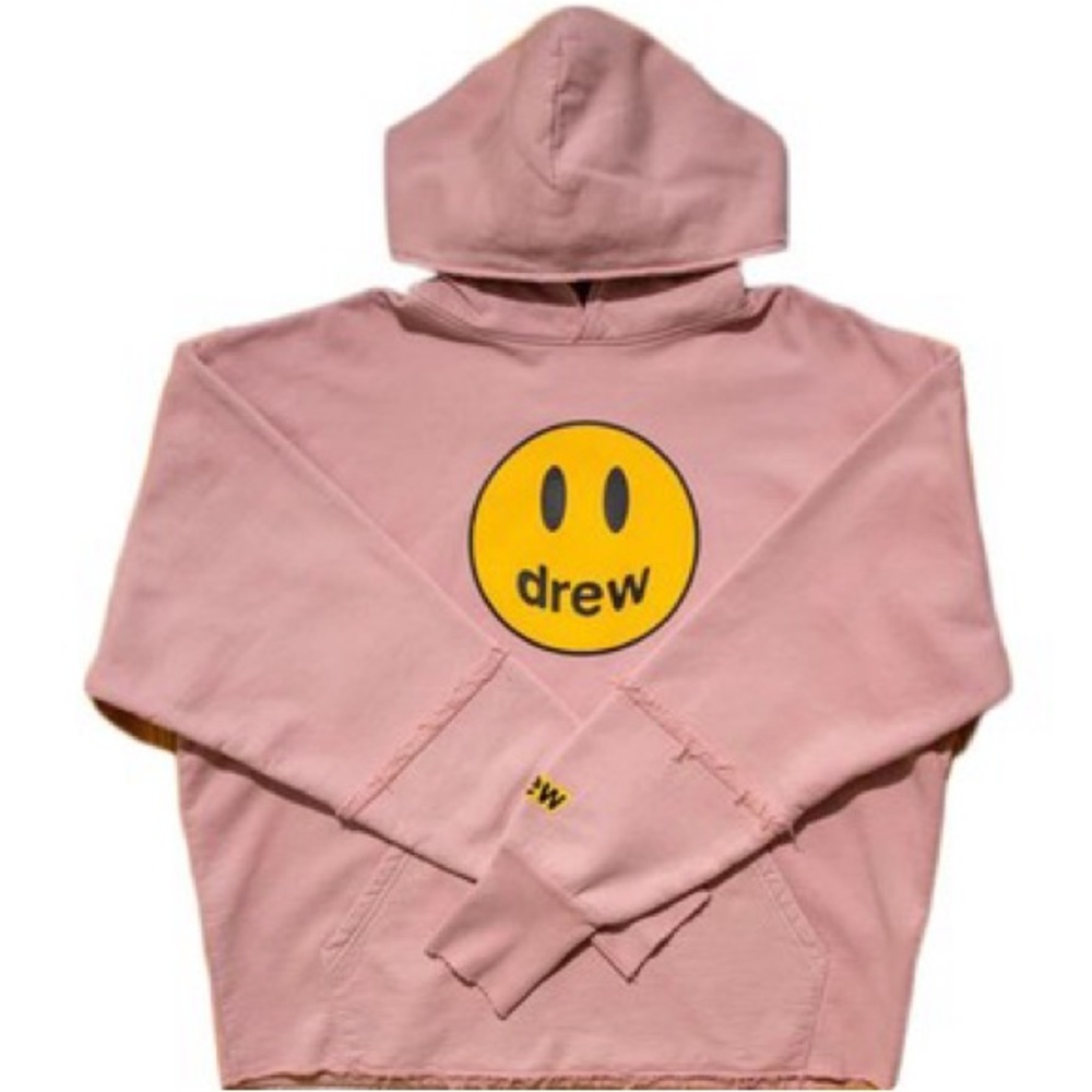Drew House Mascot Deconstructed Hoodie Dusty Rose Size Large